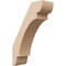 Ekena Millwork 3-inch W x 8-inch D x 12-inch H Olympic Rough Cedar Woodgrain TimberThane Knee Brace, Primed BRCUR03X08X12OLYRCPR - alternate 1